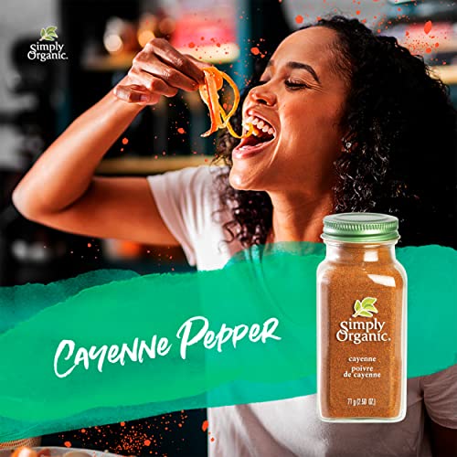 Organic Cayenne Pepper in 71g Glass Bottle