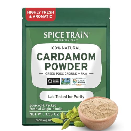 Indian Cardamom Powder, 100g Ground Spice for Cooking