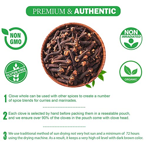 Exclusive organic whole cloves (3.5 oz)