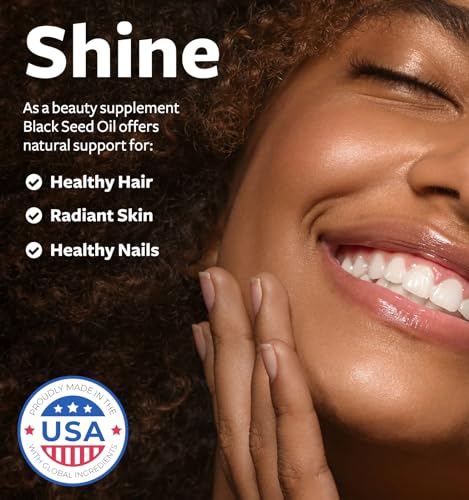 Pure Black Seed Oil Capsules | High TQ | Non-GMO | Vegan | 120 softgels