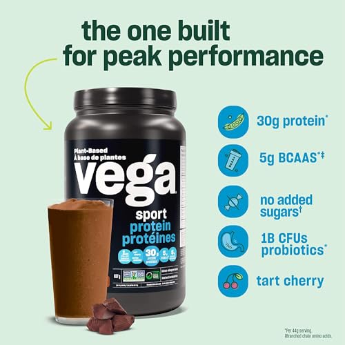 Vega Sport Peanut Butter Protein Powder + Shaker Bottle