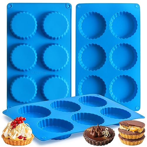 3pcs Silicone Peanut Butter Cup and Chocolate Candy Mold