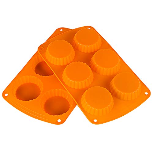 Webake Silicone Mini Tart Pan 6-Cavity VIP Pack