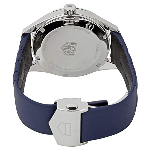 TAG Heuer Men's Carrera Blue Leather Swiss Watch