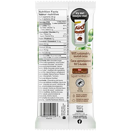 NESTLÉ AERO Peppermint Chocolate Bars - 15 Count