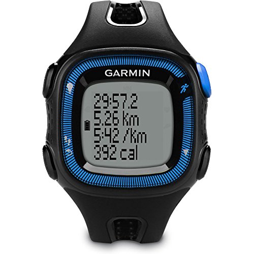 Garmin Forerunner 15 GPS Watch - Black/Blue - Large