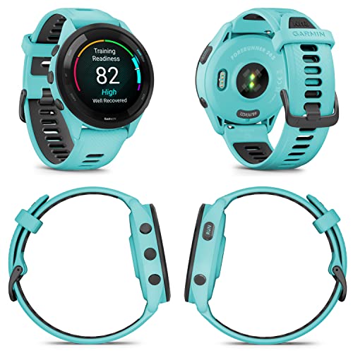 Garmin Forerunner 265 Music GPS Running Smartwatch Bundle