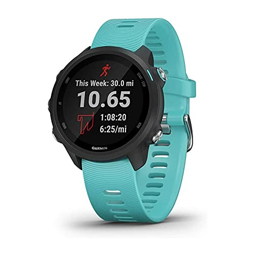 Garmin Forerunner 245 Music GPS Smartwatch, Aqua