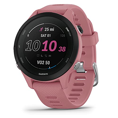 Garmin Forerunner® 255S Smaller GPS Running Smartwatch Light Pink