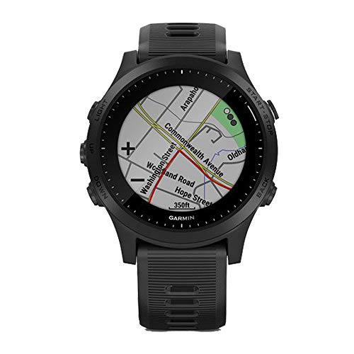 Garmin Forerunner 945 GPS Bluetooth Watch with Home Fitness Suite, Screen Protector Bundle