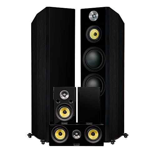 Fluance Signature HiFi Surround Sound 5.0 Channel Speakers