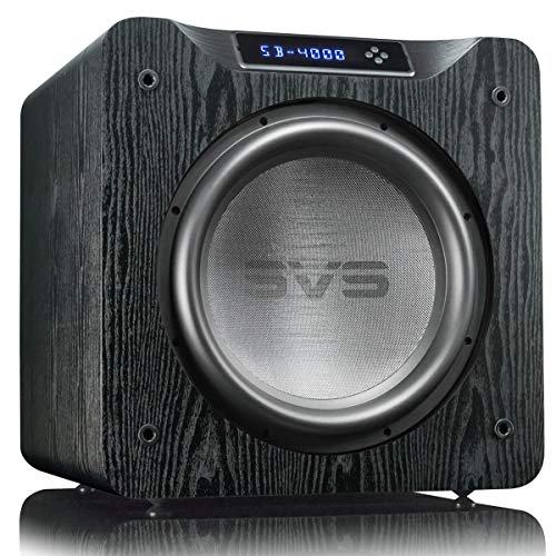 SVS SB-4000 1200W 13.5" Sealed Subwoofer (Black Ash)