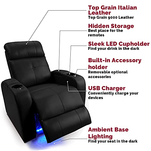 Valencia Verona VIP Theater Seats | Premium Leather, Power Recliners