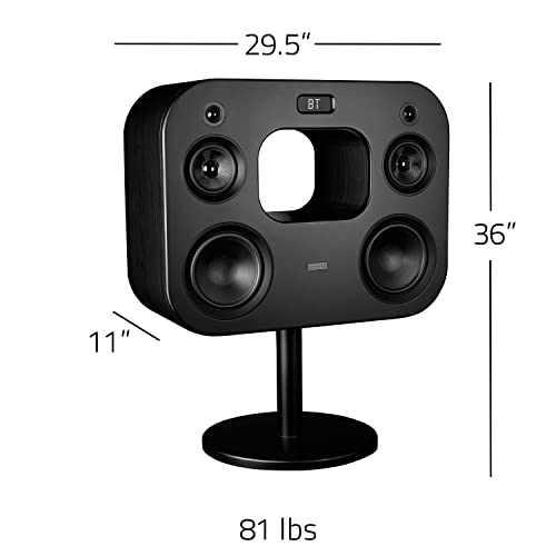 VIP Wireless HiFi System with Dual Subwoofers (Black)