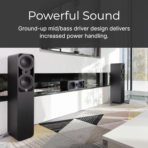 Q Acoustics 5040 Floorstanding Speaker in Santos Rosewood
