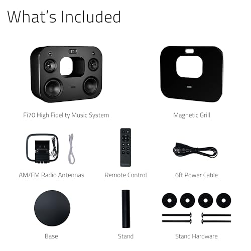 VIP Wireless HiFi System with Dual Subwoofers (Black)