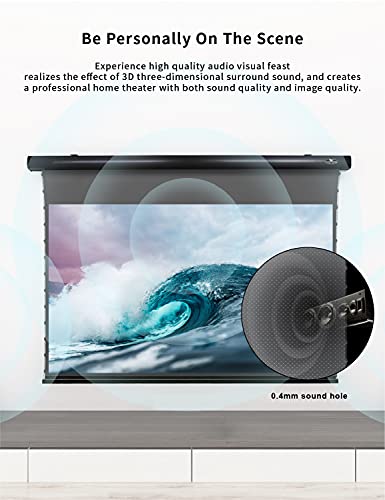 Slimline Tab-tensioned Sound Transparent ALR Home Theatre Screen