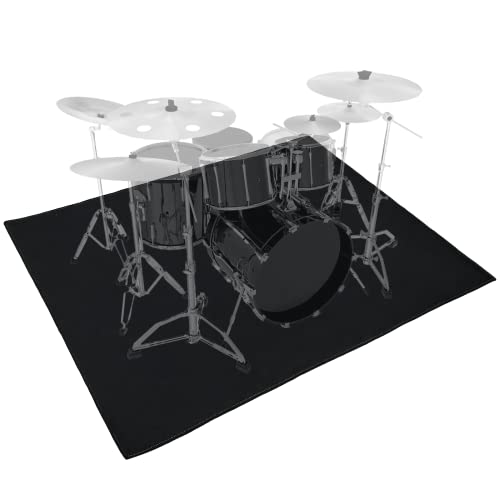 Anjetan Drum Rug, Soundproof Mat for Electric Drums