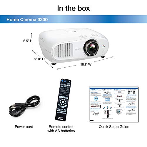 Epson Home Cinema 3200 4K 3-Chip Projector VIP