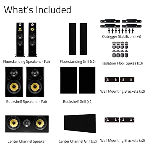 VIP Surround Sound Home Theater System - Black