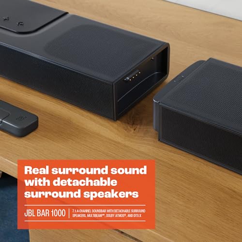 JBL Bar 1000: 7.1.4-Channel Soundbar with Surround Speakers