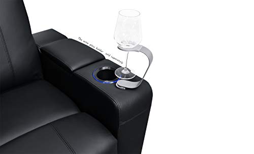 Valencia Piacenza Home Theater Seating | Premium Leather, Power Recliner