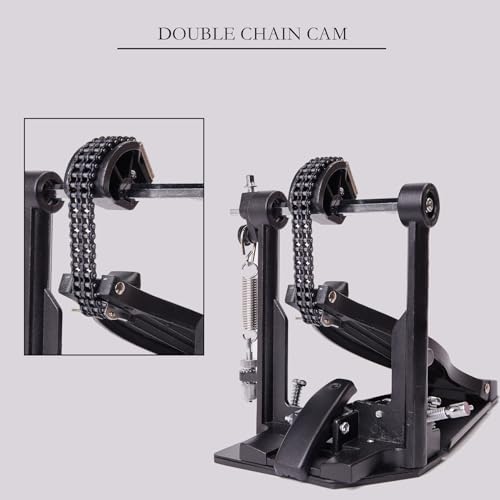 VIP Double Chain Bass Drum Pedal - Electric/Acoustic