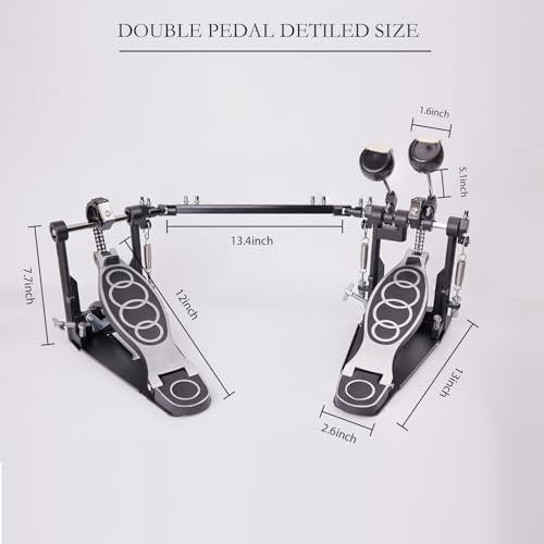 VIP Double Chain Bass Drum Pedal - Electric/Acoustic