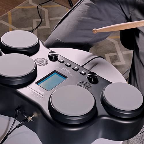 Tabletop Electric Drum Set with 70 Drum Sounds, Speaker