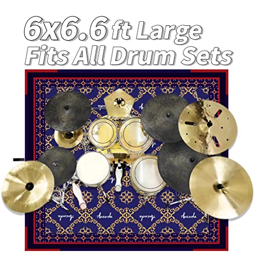 Aucuda Drum Rug - Non-Slip Electrical Music Mat