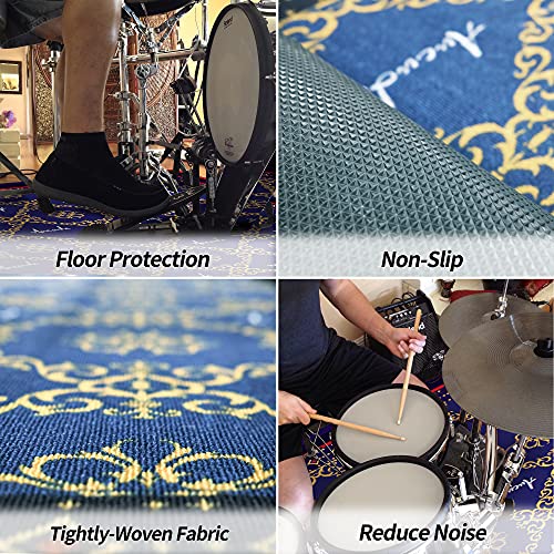 Aucuda Drum Rug - Non-Slip Electrical Music Mat