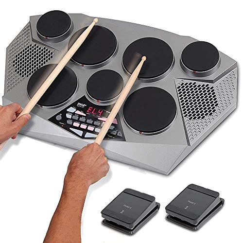 Pyle Pro Electronic Drum Kit with Digital Panel