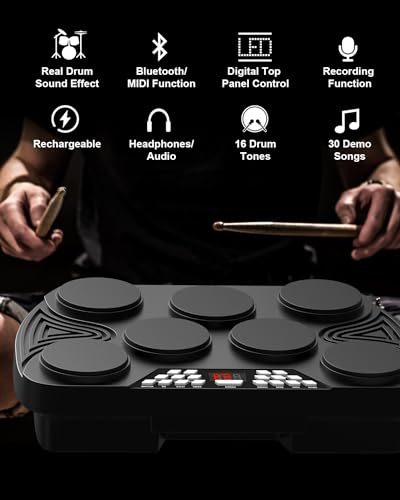 2022 Upgraded KONIX Electronic Drum Set VIP Shopping