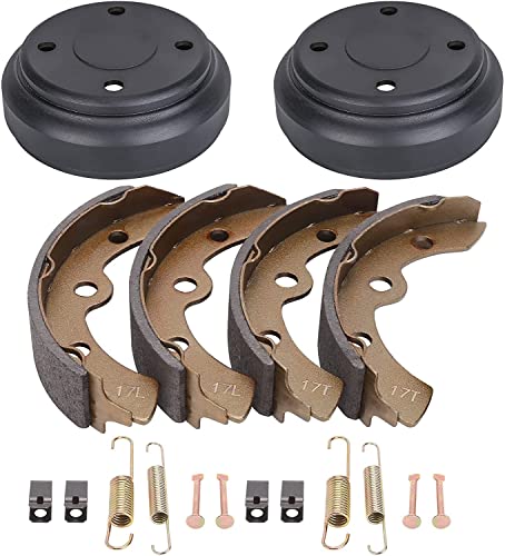 VIP Golf Cart Brake Drums & Shoes Set - Club Cart DS & Precedent (Gas/Electric)
