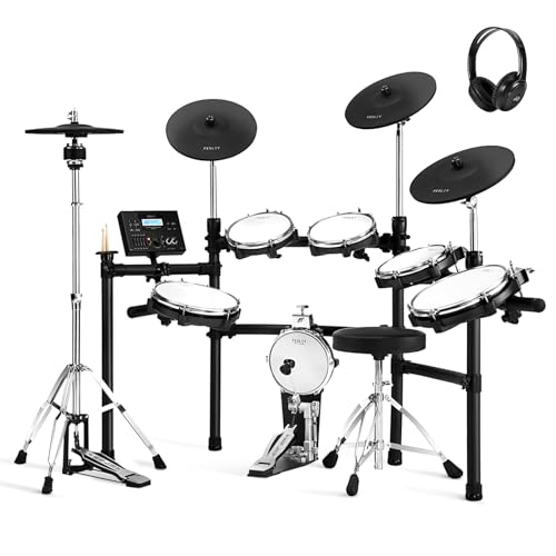 Fesley FED1100W VIP Electric Drum Set with Dual Zone Mesh Pads