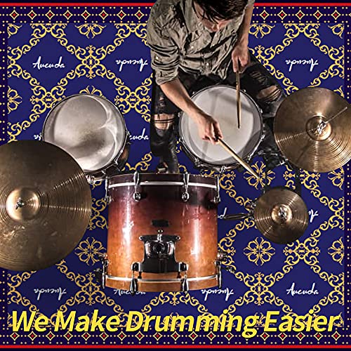 Aucuda Drum Rug - Non-Slip Electrical Music Mat