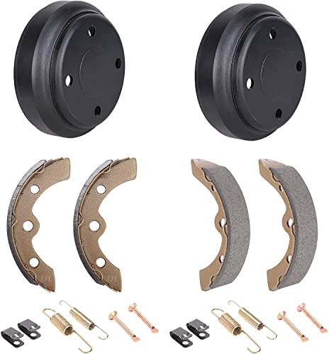 VIP Golf Cart Brake Drums & Shoes Set - Club Cart DS & Precedent (Gas/Electric)