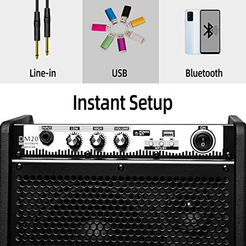 Coolmusic DM20 20W Bluetooth VIP Monitor Amplifier Speaker