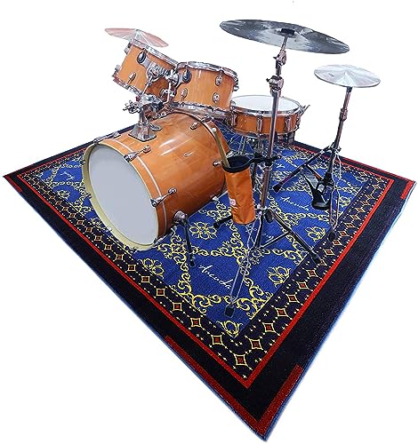 Aucuda Drum Rug - Non-Slip Electrical Music Mat