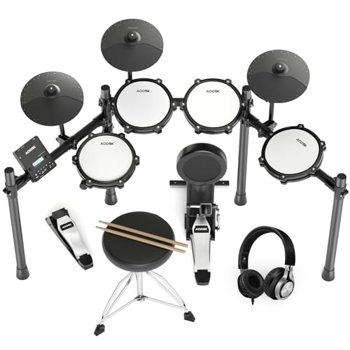 VIP Electric Drum Set with 455 Sounds & Mesh Pads
