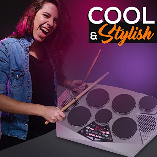 Pyle Pro Electronic Drum Kit with Digital Panel