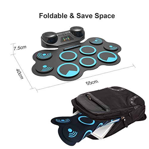 KONIX Large Electric Drum Set with Headphone Jack