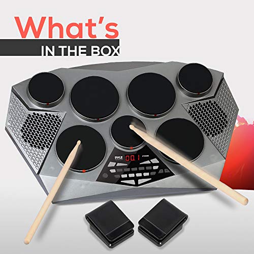 Pyle Pro Electronic Drum Kit with Digital Panel