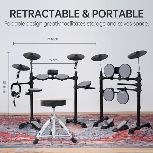Vangoa Electronic Drum Set for Kids and Adults