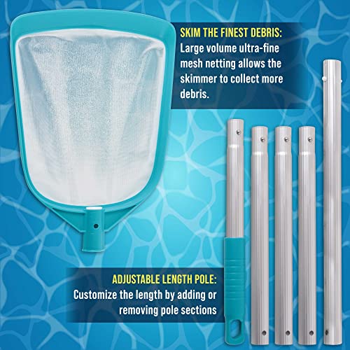 Professional 6ft Leaf Skimmer Net for Pool Maintenance