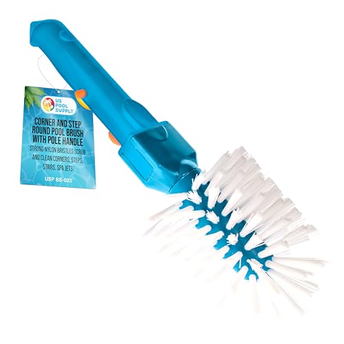 Stiff Nylon Bristle Brush for Cleaning Pool VIPs