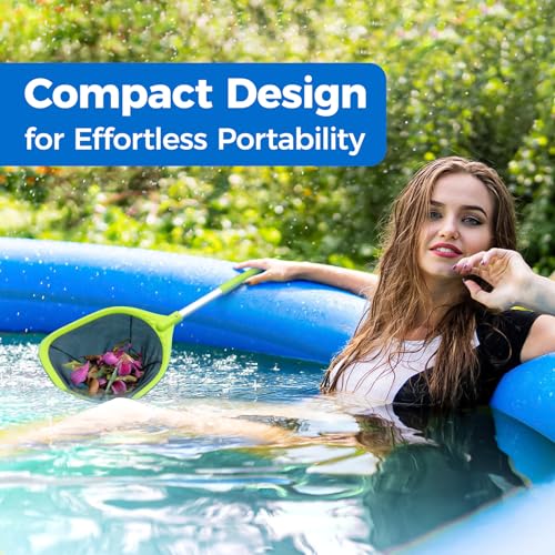 VIP Pool Net with Aluminum Pole - Fast Cleaning