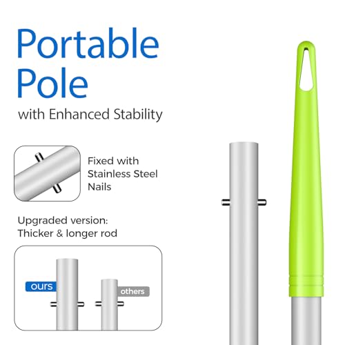 VIP Pool Net with Aluminum Pole - Fast Cleaning