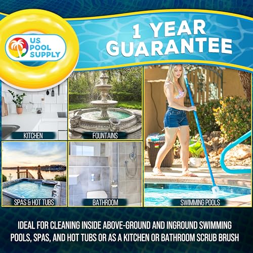 Stiff Nylon Bristle Brush for Cleaning Pool VIPs