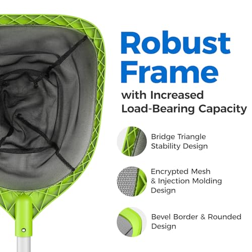 VIP Pool Net with Aluminum Pole - Fast Cleaning